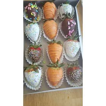 Decony Mini White Baking Cups Cupcake Liners ,candy cups - 1" X 3/4" ideal use for holding truffles , chocolate covered strawberries , candy and nuts - 1000 pc.