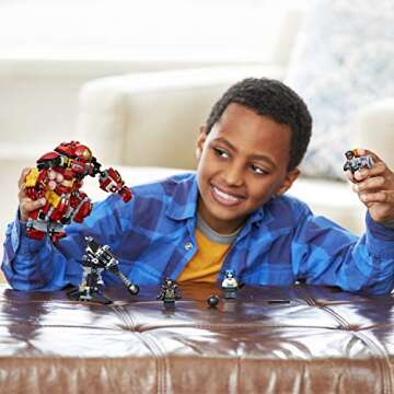 LEGO Marvel Super Heroes Avengers: Infinity War The Hulkbuster Smash-Up 76104 Building Kit features ...