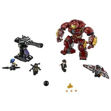 LEGO Marvel Super Heroes Avengers: Infinity War The Hulkbuster Smash-Up 76104 Building Kit features Proxima Midnight, Outrider, and Bruce Banner figures (375 Pieces)