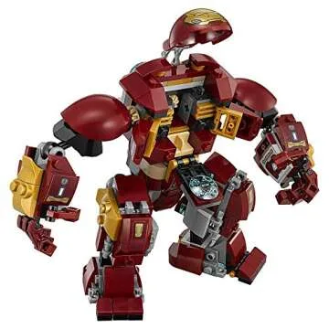 LEGO Marvel Super Heroes Avengers: Infinity War The Hulkbuster Smash-Up 76104 Building Kit features Proxima Midnight, Outrider, and Bruce Banner figures (375 Pieces)