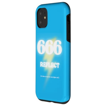 iPhone 11 Angel Number 666 Case - Stylish Protection