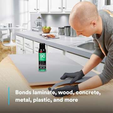 3M Hi-Strength 90 Spray Adhesive for Reliable Bonding
