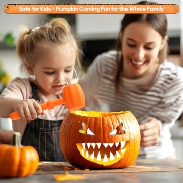 30PCS Halloween Pumpkin Carving Kit with Stencils