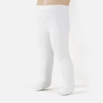CALZITALY 2 Pairs - Baby Girl Plain Microfibre Semi Opaque Pantyhose | Newborn Pantyhose | 40 Den | ...