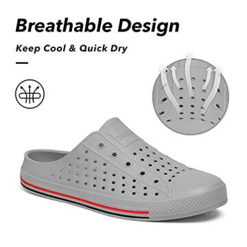 SAGUARO Quick Drying Anti-Slip Garden Clogs