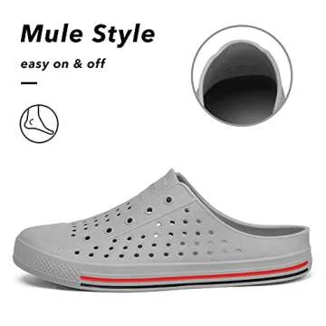 SAGUARO Quick Drying Anti-Slip Garden Clogs