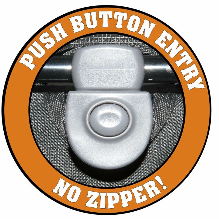 Pet Gear No-Zip Jogger Pet Stroller for Cats/Dogs, Zipperless Entry, Airless Tires, Easy One-Hand Fold, Cup Holder + Storage Basket