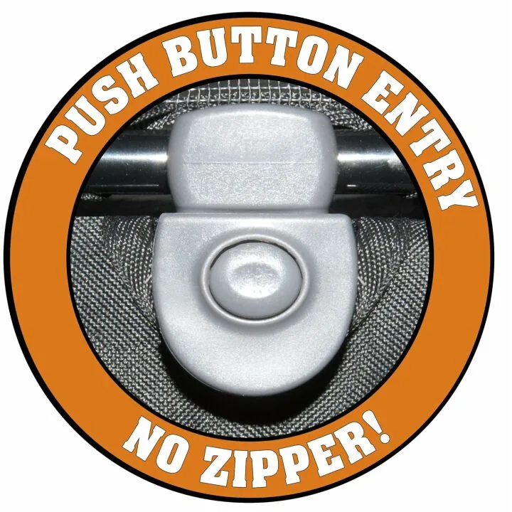 Pet Gear No-Zip Jogger Pet Stroller for Cats/Dogs, Zipperless Entry, Airless Tires, Easy One-Hand Fold, Cup Holder + Storage Basket