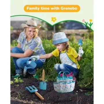 Kids Gardening Set for Toddlers - Fun 9-Piece Kit