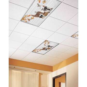 Brighten Your Space with 2 Pack Fluorescent Light Cover Filters - Autumn Designs