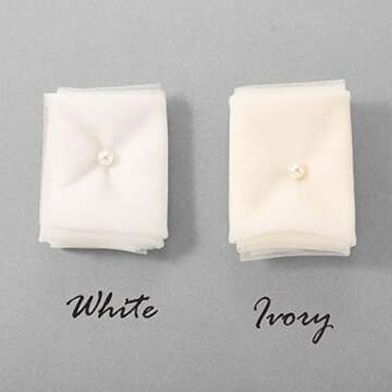 Unsutuo Lace Bride Wedding Veil - Elegant Floral Edge Tulle for Brides