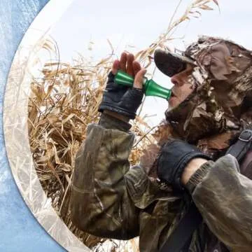 WinnerWhy 4 Pieces Duck Calls for Hunting Mallard Realistic Sounding Duck Call Decoys Whistle Game Outdoor Voice Loud Sound Call Hunting