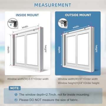 Grandekor Motorized Roller Shade with Remote Control,Motorized Blinds 100% Blackout Electric Shades, Cordless Window Blinds Shades for Bedroom Living Room Office,White,W31 xH72