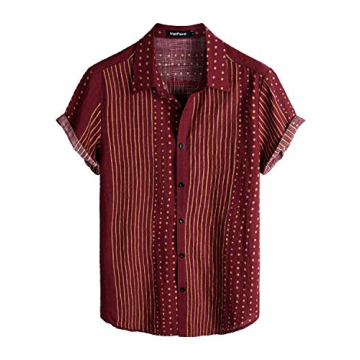 VATPAVE Men's Casual Short Sleeve Hawaiian Shirts - Comfortable & Stylish
