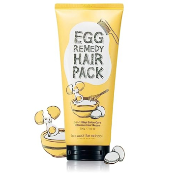 Too Cool For School Egg Remedy Hair Pack 7.05 oz - Ultimate Hair Nourishment Treatment