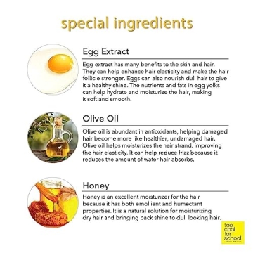 Too Cool For School Egg Remedy Hair Pack for Healthy Hair