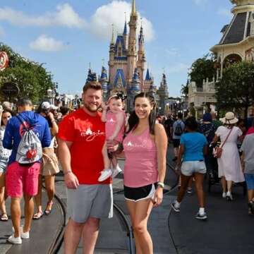 Magic Castle Tank Women Magic Kingdom Graphic Vest Summer Casual Vacation Sleeveless Tanks Tops Pink