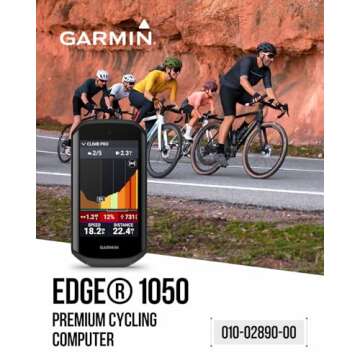 Garmin Edge 1050 - Premium Cycling Computer with Sensors & Power Bank