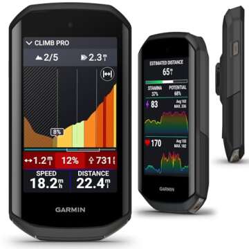 Garmin Edge 1050 Computer with Touchscreen and Sensors