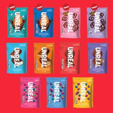 Unreal Dark Chocolate Peanut Butter Cups, 4.2 oz