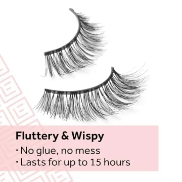 Eylure No. 117 Pre-Glued Wispy Eyelashes for Glam Makeup