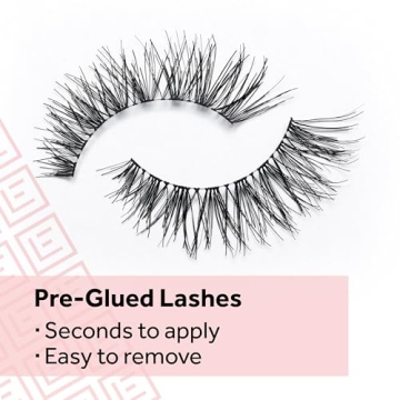 Eylure No. 117 Pre-Glued Wispy Eyelashes for Glam Makeup