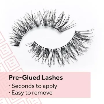 Eylure No. 117 Pre-Glued Wispy Eyelashes for Glam Makeup