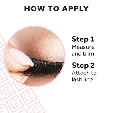 Eylure No. 117 Pre-Glued Wispy Eyelashes for Glam Makeup