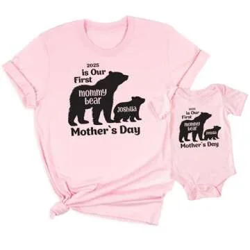 Matching Mother and Baby Shirts for First Mother's Day