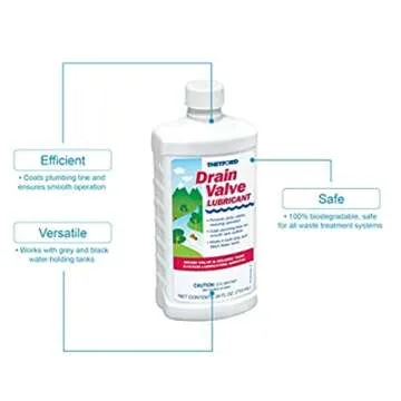 Thetford Drain Valve Lubricant for RVs and Boats - 24oz