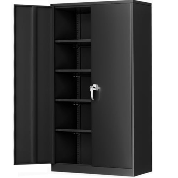 Greenvelly 72" Heavy-Duty Locking Metal Storage Cabinet - Secure & Spacious