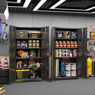 Greenvelly 72" Heavy-Duty Secure Metal Storage Cabinet