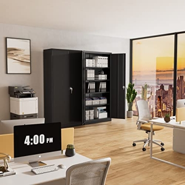 Greenvelly 72" Heavy-Duty Secure Metal Storage Cabinet