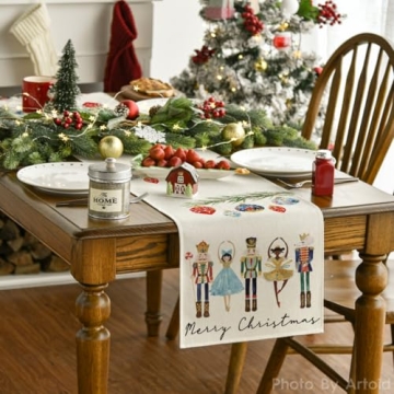 Nutcracker Themed Table Runner for Christmas Decor