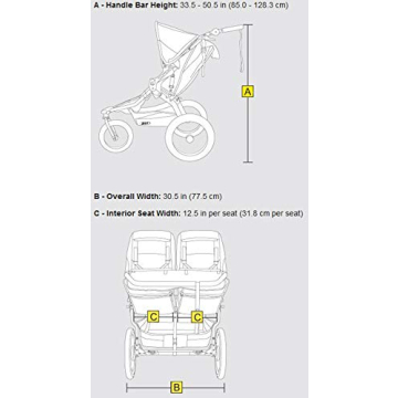 BOB Gear Revolution Pro Duallie Jogging Stroller Ultimate Comfort