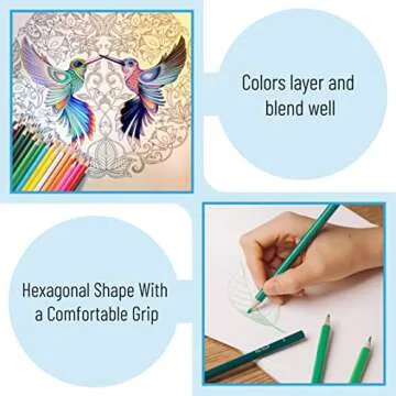 Mr. Pen Colored Pencils - 36 Pack for All Skills