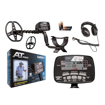 Garrett AT PRO Metal Detector - Waterproof to 10 Feet for All Skills