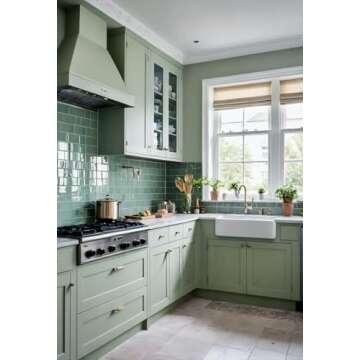 Dimoon 118''x17.7'' Green Peel and Stick Wallpaper Contact Paper Modern Self Adhesive Wall Paper Removable Renter Friendly Textured Solid Color Shelf Cabinet Vinyl Roll (118''x17.7'',Light Green)