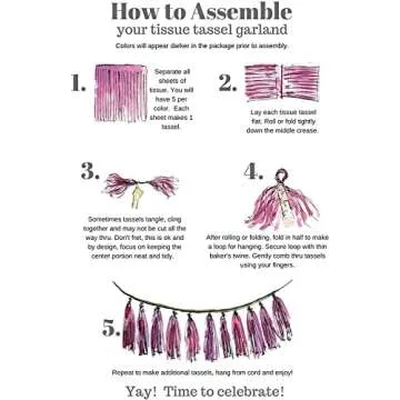 DIY Party Tassel Garland for Birthdays and Celebrations