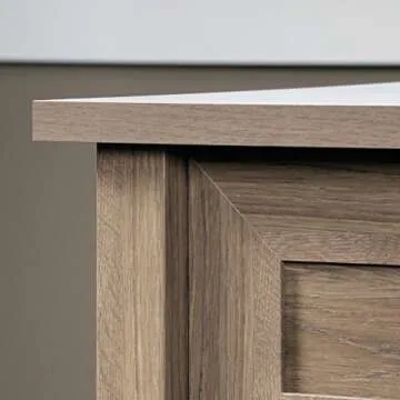 Sauder County Line Side Table/Night Stand, Salt Oak Finish