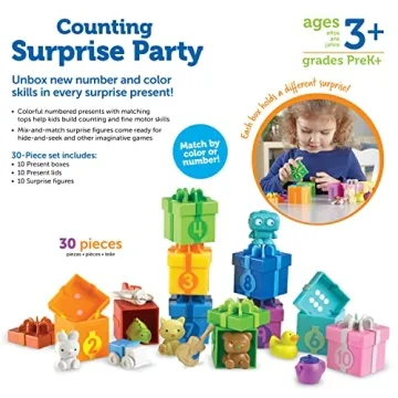 Exciting Learning Resources Counting Surprise Party for Toddlers