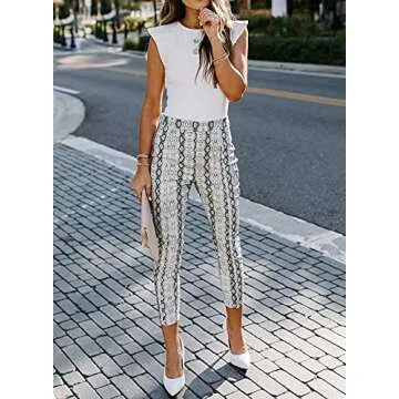 Ezbelle Women's Sleeveless Bodycon Bodysuit