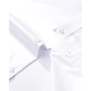 Wrinkle-Free Long Sleeve Dress Shirt for Men