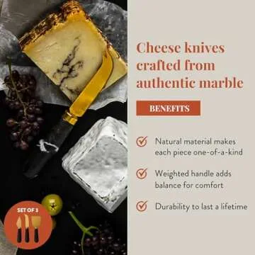 The Bamboo Abode Charcuterie Board Gift Set, Black: Unique Mother's Day Gifts For Mom, House Warming Gifts New Home, Wedding Gifts for Couple, Bridal Shower Gift