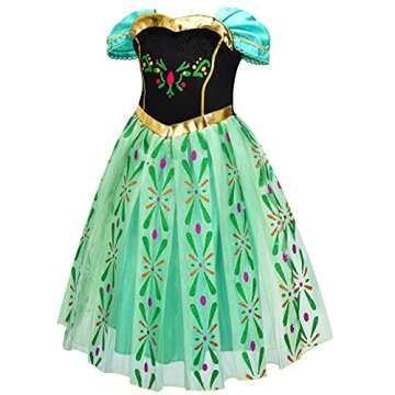 Avady Princess Costumes for Girls Birthday Party Halloween Cosplay Christmas Dress Up