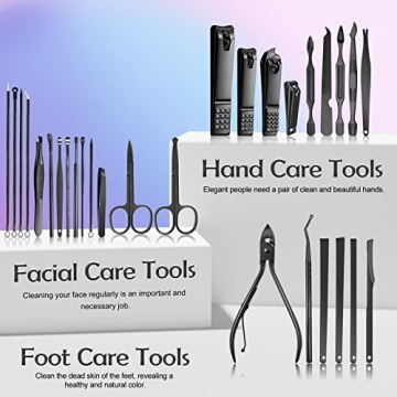 30-in-1 Men's Grooming Kit with Luxurious Travel Case