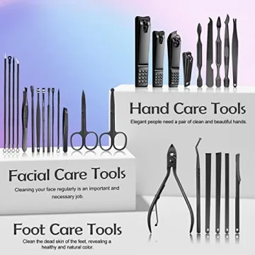 30-in-1 Men's Grooming Kit with Luxurious Travel Case