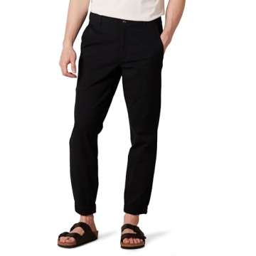 Amazon Essentials Joggers for Men | Comfortable Slim-Fit Style in Black