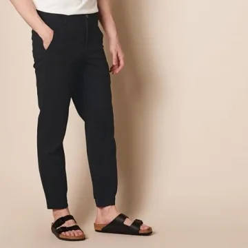 Stylish Amazon Essentials Men's Slim-Fit Joggers - Black