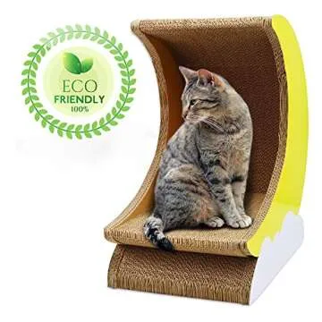 Cosmo’s Own Moon Cat Scratcher - Eco-Friendly Fun
